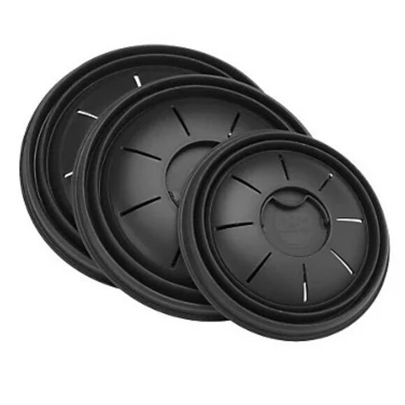 Set of 3 Collapsible Microwave Splatter Covers by Mark Charles Misilli Green NWT - Picture 2 of 5